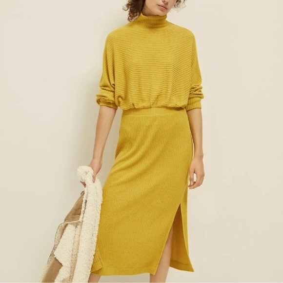Anthropologie Dresses & Skirts - Anthropologie Saturday Sunday Ribbed Knit Maxi Dress